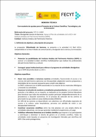 Iaph_Memoria_proyecto_FECYT_Divulgando_ciencias_sin_barreras.pdf.jp